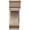 Ekena Millwork Thorton Traditional Rough Sawn Bracket w/ Offset Brace, Douglas Fir, 8"W x 22"D x 22"H BKT0806X22X22THR01RDF - alternate 2